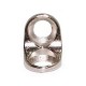 Suporte De Prateleira 2 Furos 13,5 X 13,5 Leve Niquelado (Kit Com 100 Un)