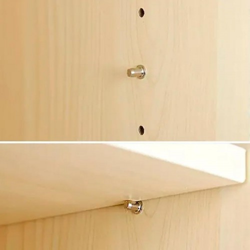 Suporte De Prateleira Anelado 5 X 5 Niquelado (Kit Com 500)