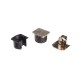 Suporte De Prateleira Invisível Niquelado (Kit Com 200) Suporte De Prateleira Invisível Niquelado (Kit Com 200)