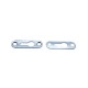Suporte De Nicho Tipo Presilha Plano Com Furo Escareado Metálico Zinco Branco (Kit Com 100 Un) Suporte De Nicho Tipo Presilha Plano Com Furo Escareado Metálico Zinco Branco (Kit Com 100 Un)