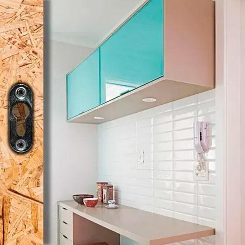 Suporte De Nicho Tipo Presilha Metálica Zinco Amarelo (Kit Com 25 Un)