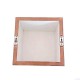 Suporte De Nicho Tipo Presilha Plano Com Furo Escareado Metálico Zinco Branco (Kit Com 50 Un)