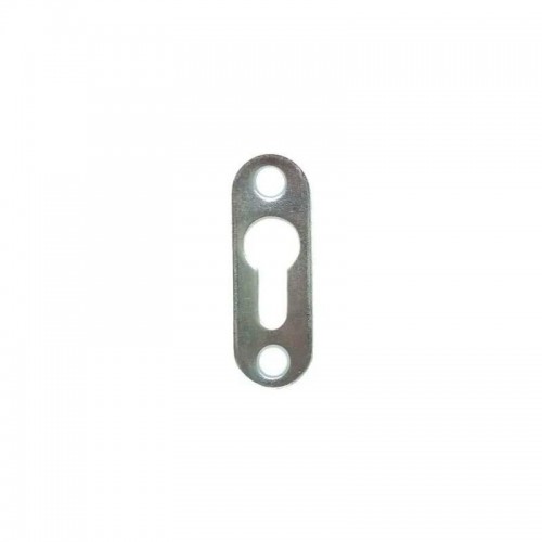 Suporte De Nicho Tipo Presilha Plano Com Furo Escareado Metálico Zinco Branco (Kit Com 25 Un) Suporte De Nicho Tipo Presilha Plano Com Furo Escareado Metálico Zinco Branco (Kit Com 25 Un)