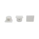 Suporte De Prateleira Invisível Plástico Branco (Kit Com 500) Suporte De Prateleira Invisível Plástico Branco (Kit Com 500)