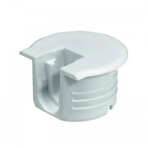 Suporte De Prateleira Plástico Vb 135 / Rafix Tab 20 Branco (Kit Com 100)