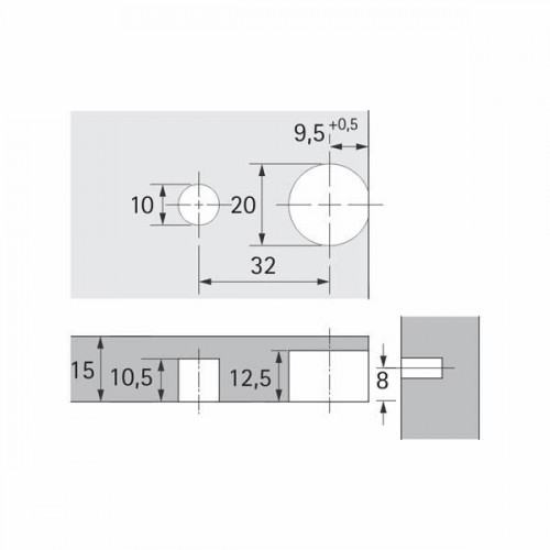 Dispositivo Vb 36/16 Marrom Para Chapa 15 Mm (Kit Com 100 Un) Dispositivo Vb 36/16 Marrom Para Chapa 15 Mm (Kit Com 100 Un)