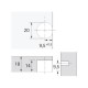 Dispositivo Vb 35/19 Branco Para Chapa 18 Mm (Kit Com 100 Un) Dispositivo Vb 35/19 Branco Para Chapa 18 Mm (Kit Com 100 Un)