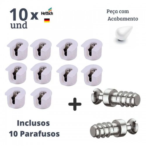 Kit C/10 Un Dispositivo Vb 35/16 Branco + 10 Pf Vb Du 279 (Longo)