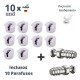 Kit C/10 Un Dispositivo Vb 35/16 Branco + 10 Pf Vb Du 279 (Longo) Kit C/10 Un Dispositivo Vb 35/16 Branco + 10 Pf Vb Du 279 (Longo)