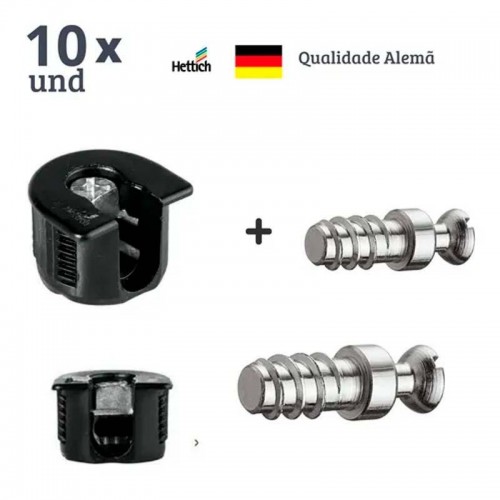 Kit C/10 Un Dispositivo Vb 35/16 Preto + 10 Pf Vb Du 279 (Longo) Kit C/10 Un Dispositivo Vb 35/16 Preto + 10 Pf Vb Du 279 (Longo)