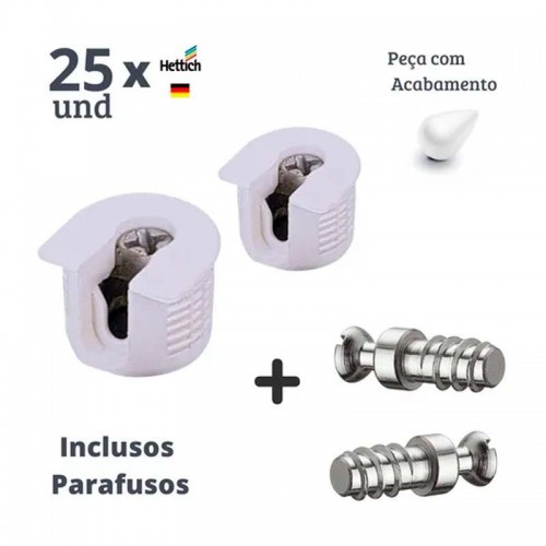 Kit C/25 Un Dispositivo Vb 35/16 Branco + 25 Pf Vb Du 279 (Longo)