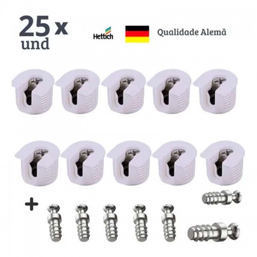 Kit C/25 Un Dispositivo Vb 35/16 Branco + 25 Pf Vb Du 279 (Longo)