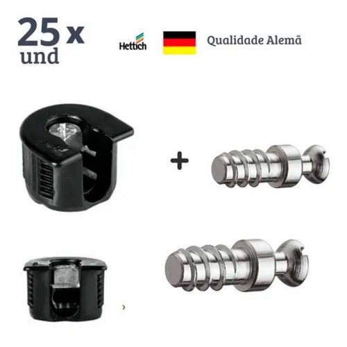 Kit C/25 Un Dispositivo Vb 35/16 Preto + 25 Pf Vb Du 279 (Longo)