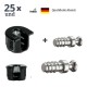 Kit C/25 Un Dispositivo Vb 35/16 Preto + 25 Pf Vb Du 279 (Longo) Kit C/25 Un Dispositivo Vb 35/16 Preto + 25 Pf Vb Du 279 (Longo)