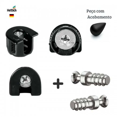 Kit C/25 Un Dispositivo Vb 35/19 Preto + 25 Pf Vb Du 279 (Longo)