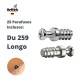 Kit C/25 Un Dispositivo Vb 35/19 Preto + 25 Pf Vb Du 279 (Longo) Kit C/25 Un Dispositivo Vb 35/19 Preto + 25 Pf Vb Du 279 (Longo)