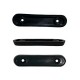 Sapata Deslizante 12 X 50 Mm Preta (Kit Com 200 Un)