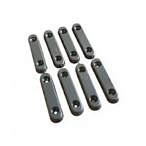 Sapata Deslizante 12 X 50 Mm Preta (Kit Com 200 Un)