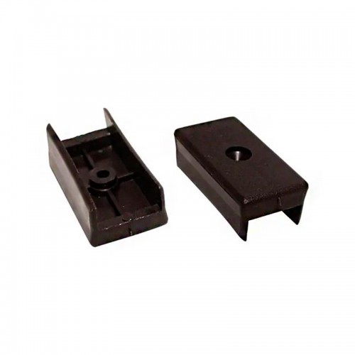 Sapata Deslizante 15 X 27 Mm Preta (Kit Com 200 Un)