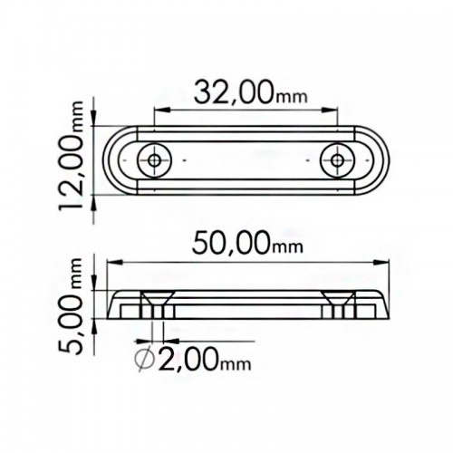 Sapata Deslizante 12 X 50 Mm Branca (Kit Com 200 Un) Sapata Deslizante 12 X 50 Mm Branca (Kit Com 200 Un)