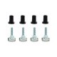 Sapata Regulável Com Bucha 1/4 X 20,5 X 36,4 (Longa) (Kit Com 20 Un)