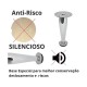 Pé Cônico Regulável 150 Mm Cromado (Kit Com 4 Unidades) Pé Cônico Regulável 150 Mm Cromado (Kit Com 4 Unidades)