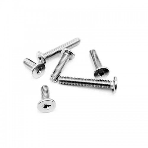 Parafuso 1/4 X 1/2 Pol. Cab. 13 Tamp. F. Philips Rosca Maq. Zb (Kit com 50)