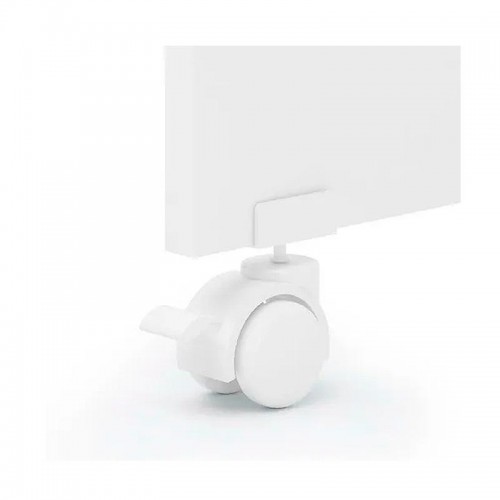 Rodizio Rb 50 Chapa U 25 Mm Para Berço Branco (Kit Com 4 Un) Rodizio Rb 50 Chapa U 25 Mm Para Berço Branco (Kit Com 4 Un)