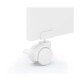 Rodizio Rb 50 Chapa U 25 Mm Para Berço Branco (Kit Com 4 Un) Rodizio Rb 50 Chapa U 25 Mm Para Berço Branco (Kit Com 4 Un)