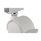 Rodizio Rb 50 Chapa U 25 Mm Para Berço Branco (Kit Com 4 Un) Rodizio Rb 50 Chapa U 25 Mm Para Berço Branco (Kit Com 4 Un)