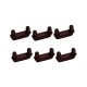 Guia Inferior Para Sistema De Portas De Correr Stb 35 Hettich (Kit Com 6 Unidades)