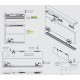 Kit Amortecedor Para Sistema De Portas De Correr Duo 1 Porta Cor Cinza Kit Amortecedor Para Sistema De Portas De Correr Duo 1 Porta Cor Cinza