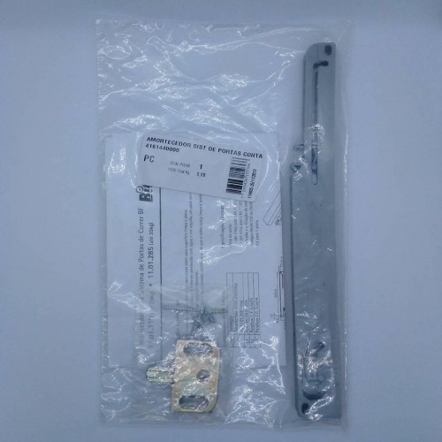 Kit Amortecedor Para Sistema De Portas De Correr Duo 1 Porta Cor Cinza Kit Amortecedor Para Sistema De Portas De Correr Duo 1 Porta Cor Cinza