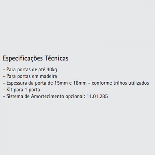 Kit Promocional Sistema De Portas De Correr Duo 10 Bigfer 3 Portas