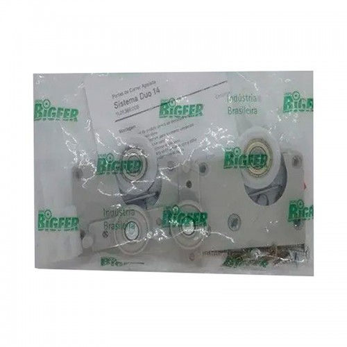Kit Promocional Sistema De Portas De Correr Duo 14 Bigfer 3 Portas