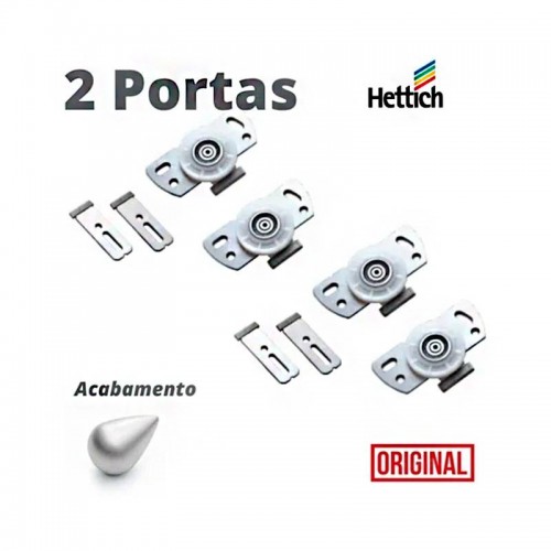 Sistema De Portas De Correr Sl 54 Hettich 2 Portas