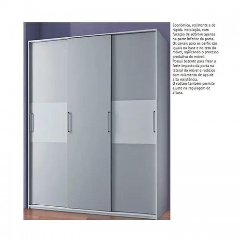 Sistema De Portas De Correr Sl 54 Hettich 2 Portas Sistema De Portas De Correr Sl 54 Hettich 2 Portas