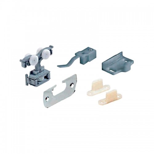 Sistema De Portas De Correr Tl 110 Hettich 2 Portas Sem Amortecimento