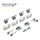 Sistema De Portas De Correr Tl 110 Hettich 2 Portas Sem Amortecimento Sistema De Portas De Correr Tl 110 Hettich 2 Portas Sem Amortecimento