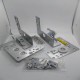 Sistema De Portas De Correr Tl 22 + Stb 15  Hettich 2 Portas Até 21 Mm Frente Direita
