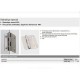 Dobradiça Central Para Kit Wing Line 26 Hettich (Kit Com 4 Peças)