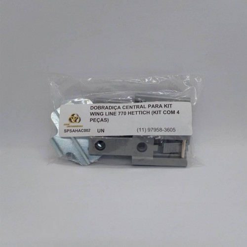 Dobradiça Central Para Kit Wing Line 770 (Wing Line L) Hettich (Kit Com 4 Conjuntos)