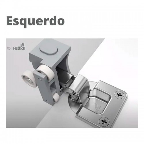 Rodizio Superior Para Kit Wing Line 26 Hettich Lado Esquerdo Rodizio Superior Para Kit Wing Line 26 Hettich Lado Esquerdo