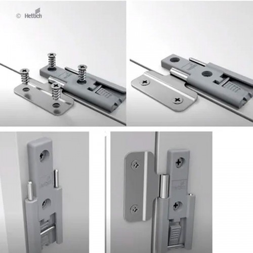 Clipe De Nylon Para Dobradiça Central Wing Line 770 / Wing Line L Hettich (Kit Com 4 Unidades) Clipe De Nylon Para Dobradiça Central Wing Line 770 / Wing Line L Hettich (Kit Com 4 Unidades)