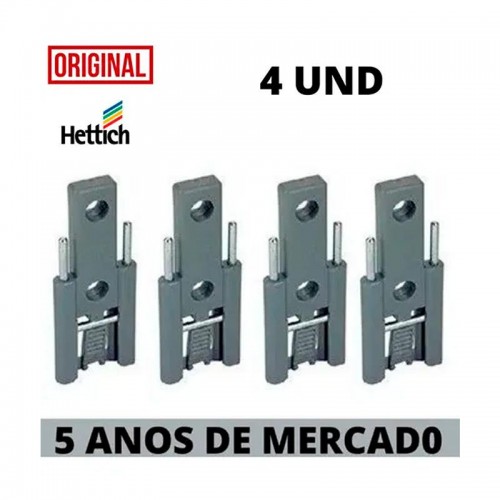 Clipe De Nylon Para Dobradiça Central Wing Line 770 / Wing Line L Hettich (Kit Com 4 Unidades)