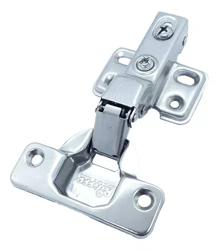 Dobradiça Bigfer Com Amortecimento Alta (Curva) Calco Fixo (Kit C/10) Dobradiça Bigfer Com Amortecimento Alta (Curva) Calco Fixo (Kit C/10)