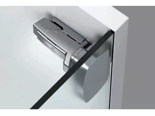 Kit Promocional C/ 2 Dobradiças Sensys Super Alta Para Colagem Em Vidro Completas Com Acabamentos Niquelados Kit Promocional C/ 2 Dobradiças Sensys Super Alta Para Colagem Em Vidro Completas Com Acabamentos Niquelados