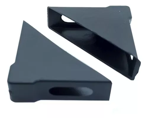 Cantoneira 18x56x56mm De Proteção Para Moveis Preta (Kit C/100) Cantoneira 18x56x56mm De Proteção Para Moveis Preta (Kit C/100)