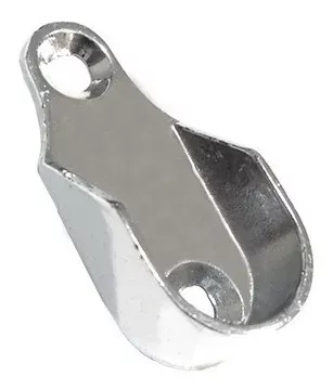 Suporte Cabideiro Oblongo Niquelado (Kit Com 20 Un)