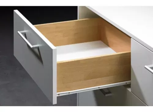 Kit Promocional C/ 4 Corrediças Metálicas Bigfer 250 Mm Epóxi Branca + 32 Pf Mad C.Ch. 4,0 X 12